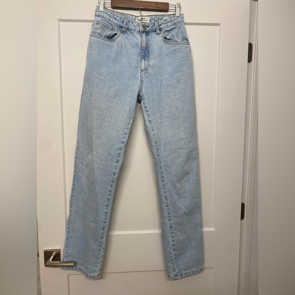 Cotton On Light Blue Straight Leg Jeans